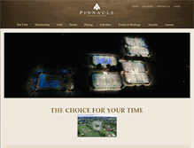 Tablet Screenshot of pinnaclecc.com
